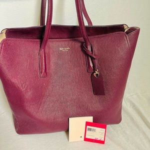 Kate Spade Margaux Tote Bag in deepcherry